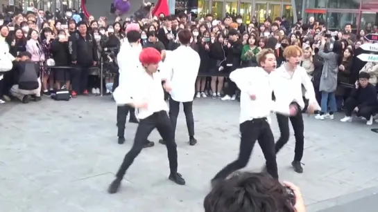 [Fancam][27.03.18] MONSTA X filming for 1theK Run To You at Sinchon