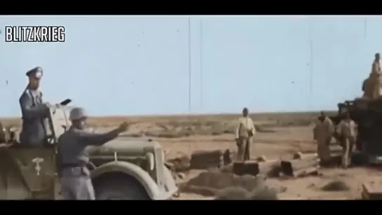 Siege of Tobruk - German Footage [HD Colour]