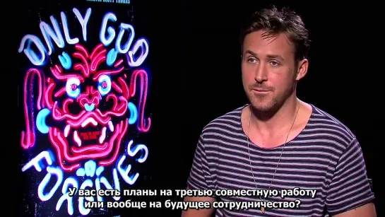 RUS SUB – Ryan Gosling Interview - Only God Forgives (JoBlo.com)