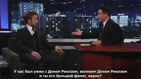 RUS SUB Ryan_Gosling_on_Jimmy_Kimmel_Live_PART_1