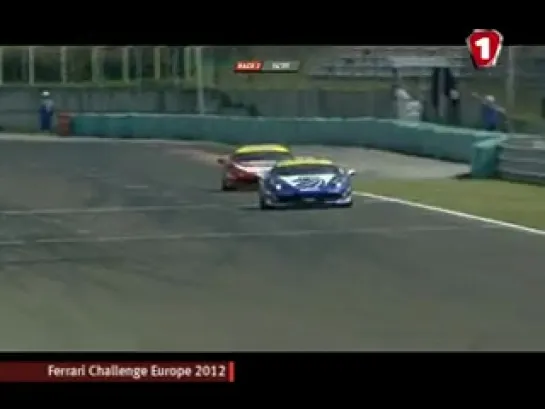 Ferrari Challenge Europe 2012. Этап 4 - Венгрия. Coppa Shell - Гонка 2 (На украинском)