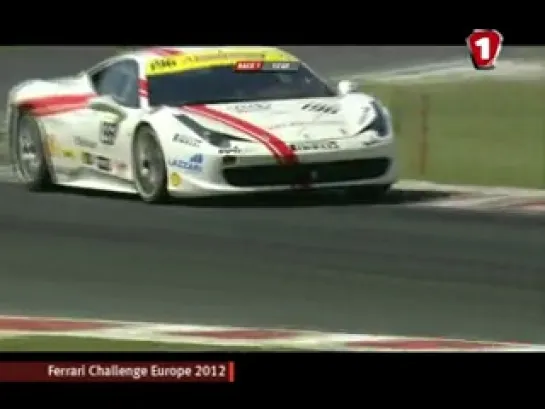 Ferrari Challenge Europe 2012. Этап 4 - Венгрия. Coppa Shell - Гонка 1 (На украинском)