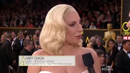 2016 // Lady Gaga > The Oscars (Gagavision.net)