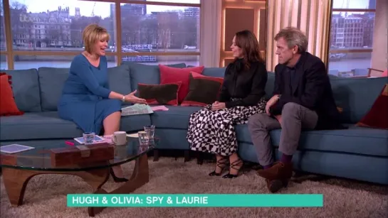 2016-02-18 This Morning - Hugh Laurie and Olivia Colman on The Night Manager