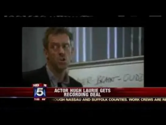 Good Day New York - Hugh Laurie gets a recording deal (26th July 2010)