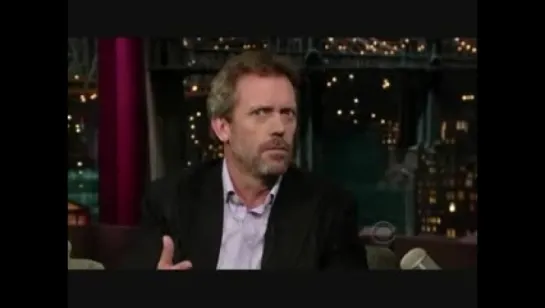 Hugh Laurie - Late Show with David Letterman (03 Marth 2009)