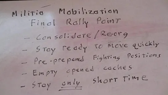 Militia Mobilization- Final Rally Point