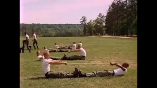 Physical Fitness 1967 US Army Training Film; Army Fitness Requirements  Drills