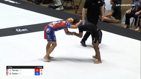 JT Torres vs Garry Tonon 1/8  #ADCC2019