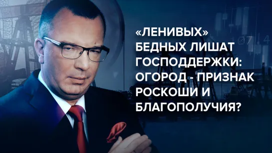 «Ленивых» бедных лишат господдержки: огород - признак роскоши и благополучия?