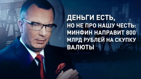 Деньги есть, но не про нашу честь: Минфин направит ₽800 млрд на скупку валюты