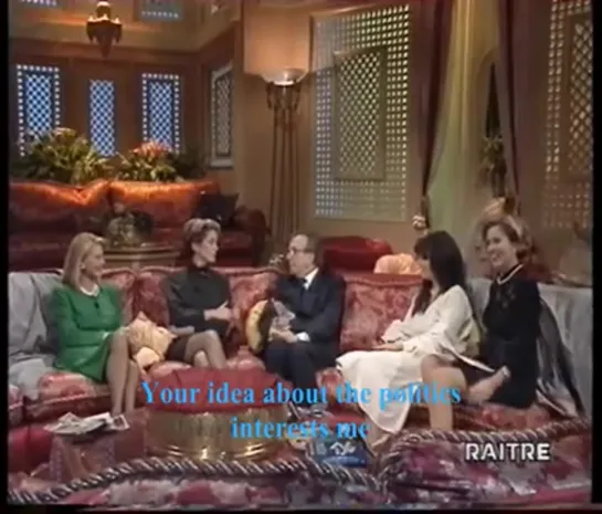 Talk show Harem_ Catherine Spaak interviews Catherine Deneuve.