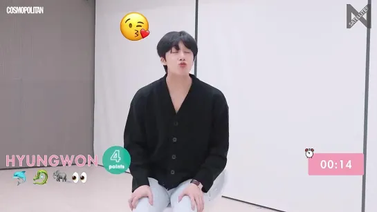 [Рус.саб][09.07.2021] Kpop Group MONSTA X Plays Emoji Charades with Cosmopolitan! | That's So Emo 😝