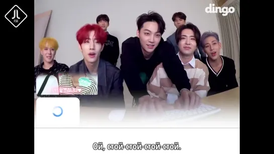 [171008] Dingo Chat Interview с GOT7 [русс. саб]