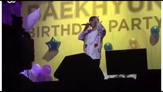 [FANCAM] 160506 EXO Baekhyun - Twice's Cheer Up @ Baekhyun Birthday Party