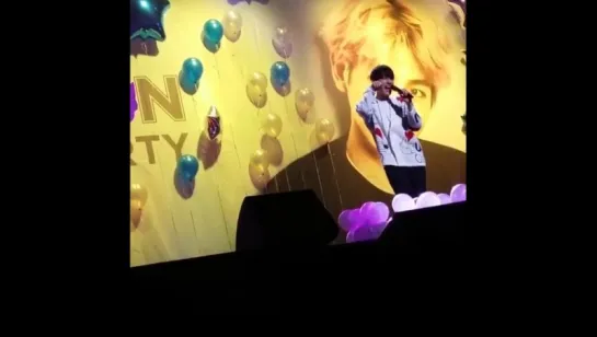 [FANCAM] 160506 #EXO #Baekhyun @ Baekhyun's Birthday Party - эгьё Бэкхёна