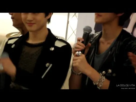 [FANCAM] 120525 EXO Closing Ment Yeongdeungpo Signing