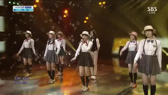 [PERF] 130929 F-ve Dolls (feat. Dani) - Without Love @ Inkigayo