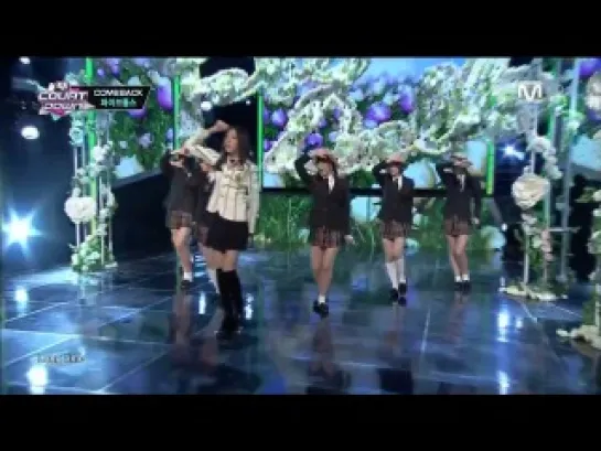 [PERF] 130912 F-ve Dolls (feat. Dani) - Without Love @ M!Countdown