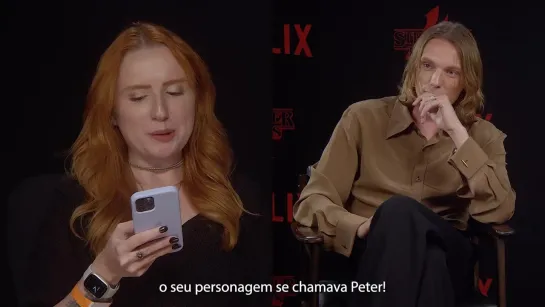 STRANGER THINGS EDDIE PODE VOLTAR COMO VECNA VAI AO BANHEIRO  Entrevista Jamie e Joseph