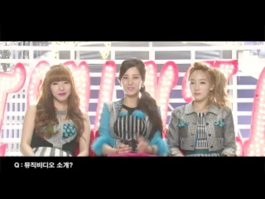 [INTERVIEW] SNSD(TTS) - TWINKLE Album Promotion