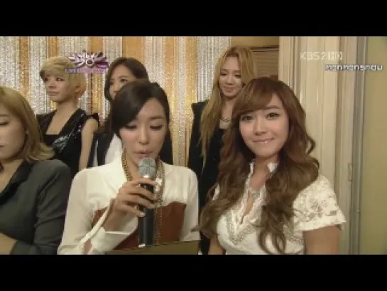 [INTERVIEW] SNSD (Music Bank Backstage/2011.10.21)