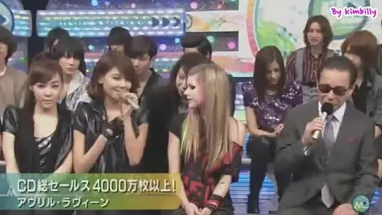 20110128 少女時代+Avril Lavinge Interview