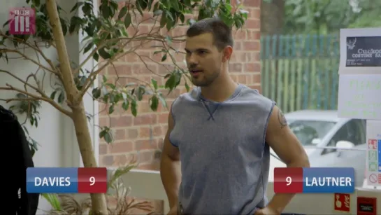 Taylor Lautner vs Greg Davies  The Ping Pong Challenge