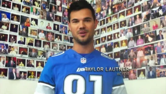 Taylor Lautner Why Im A Detriot Lions Fan  NFL