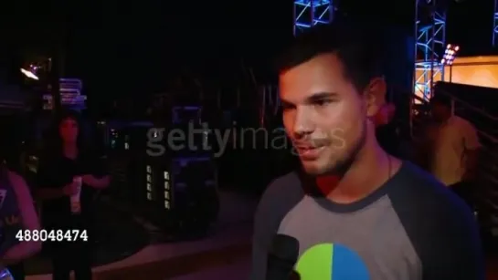 Interview - Taylor Lautner at Think It Up event in CA