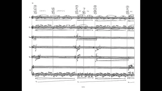 Gérard Grisey - Vortex Temporum (w_ score) (for six instruments) (1995)