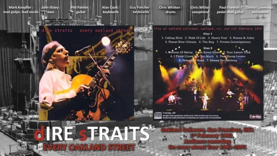 Dire Straits - 1992-FEB-01 - LIVE in Oakland, USA [AUDIO ONLY]