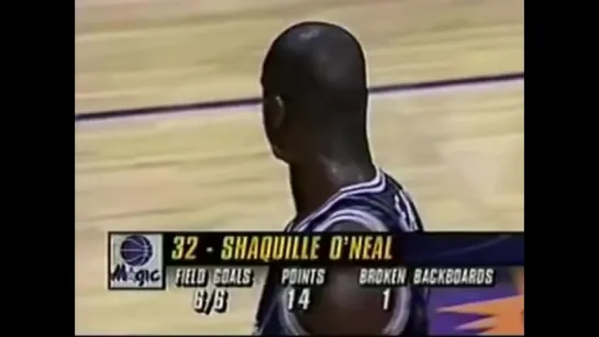 Shaquille O'Neal Backboard Breaking Dunks Compilation