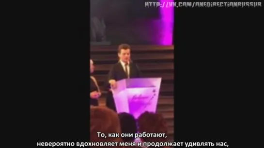 One Direction - Louis speech on BelieveinMagicBall [RUS SUB]