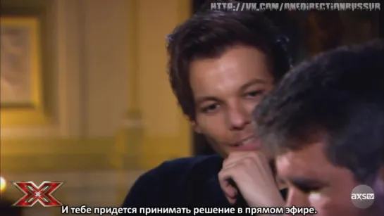 Louis Tomlinson Guest Judges on The X Factor UK on AXS TV [RUS SUB]