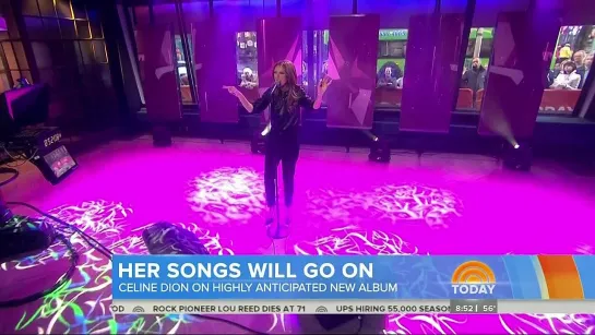 Celine Dion - Somebody Loves Somebody Live at Today show 28.10.2013