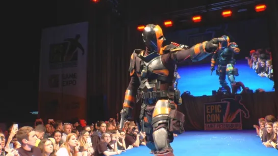 Cosplay: Deathstroke - Batman Arkham Origin /Epic Con Saint Petersburg 2018/