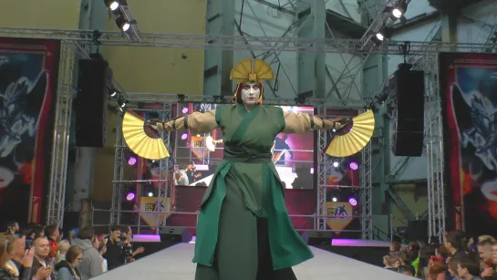 Cosplay Kyoshi-Avatar (Nishi-Avatar) /Epic con 2021/