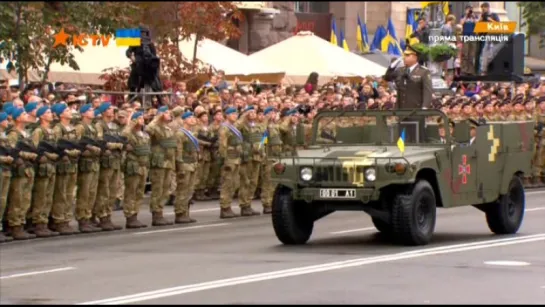 Военный парад в Киеве ко Дню Независимости Украины