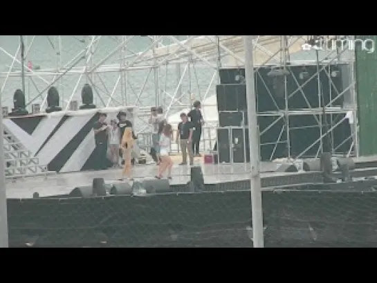 [FANCAM] SMTOWN SG Rehearsal - Dance Battle