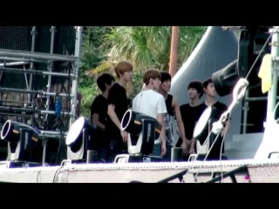 [FANCAM] 120908 EXO-K @ KPOP Nature Concert in Jeju Rehearsal