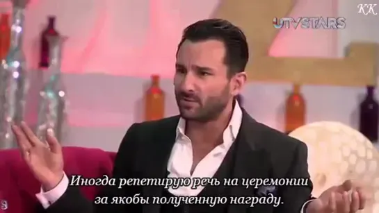 Up close and personal with PZ - Saif Ali Khan / Близко и лично с ПЗ - Саиф Али Кхан - интервью с русскими субтитрами