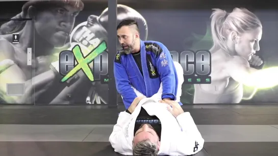 Posture  Opening the Closed Guard from the Knees (Belt Grip Variation)