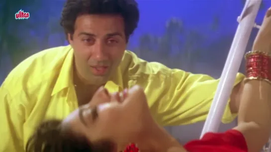 Из фильма Тоскующее сердце. Imtihaan.  1994г - Dheere Dheere Chori Chori - Raveena Tandon, Sunny Deol