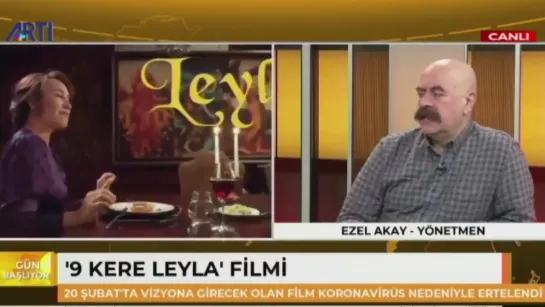 9 kere Leyla filmi Corona nedeniyle vizyona girmedi! - - Yönetmen Ezel Akay @ezop2011 Tedbirleri abartmak gerekiyor.