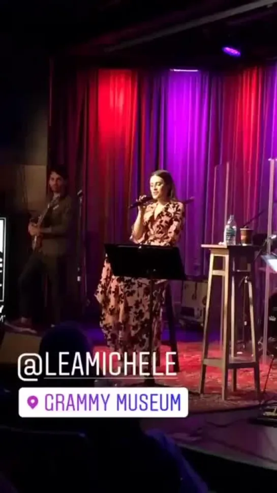 ‘An Evening With Lea Michele’ at The GRAMMY Museum in Los Angeles (November 6, 2018)