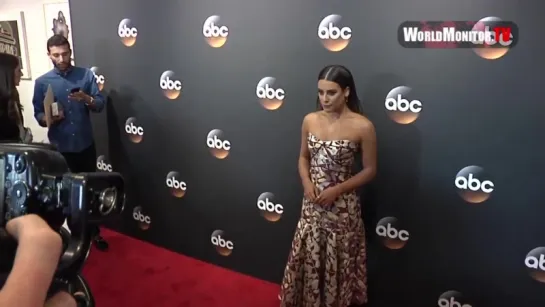 Lea Michele arrives at 2017 ABC Upfront