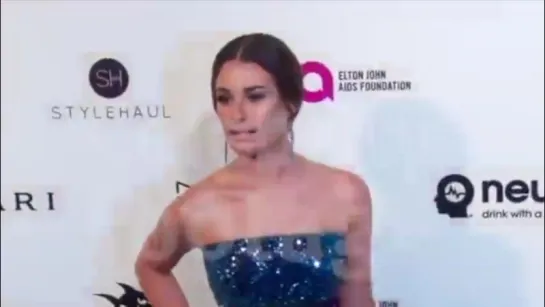 Lea attends the 24th Annual Elton John AIDS Foundation’s Oscar Viewing Party