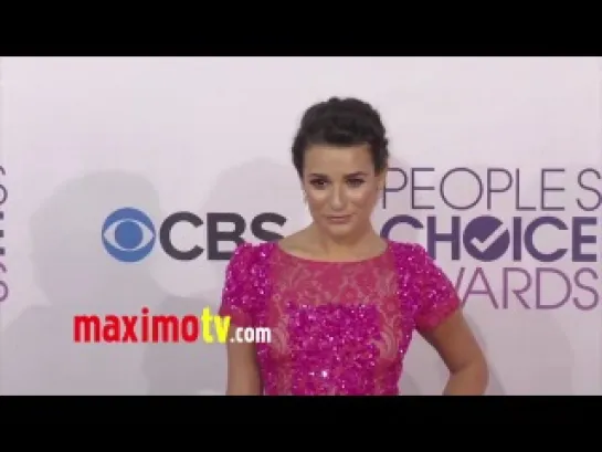 Lea Michele SEXY AS EVER People's Choice Awards 2013 Red Carpet Arrivals