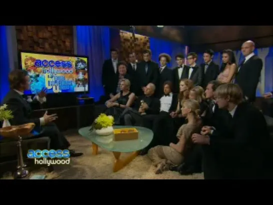 Glee Cast-Behind The Scences Golden Globe Interview